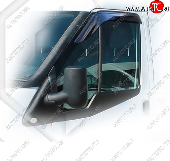 1 759 р. Дефлектора окон CA-Plastic Ford Transit цельнометаллический фургон (2006-2014) (Classic полупрозрачный)  с доставкой в г. Вологда