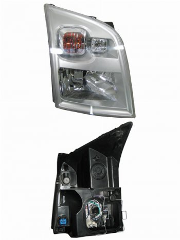 Правая фара SAT (c электрокорректором) Ford Transit (2006-2014) цельнометаллический фургон