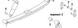 1 079 р. Полиуретановый сайлентблок рессор задней подвески Точка Опоры Ford Transit цельнометаллический фургон дорестайлинг (1986-1991)  с доставкой в г. Вологда. Увеличить фотографию 2