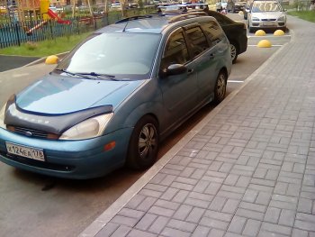 2 819 р. Пластиковые пороги Sport V2 Ford Focus 1 хэтчбэк 5 дв. дорестайлинг (1998-2002)  с доставкой в г. Вологда. Увеличить фотографию 3