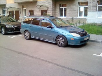 2 819 р. Пластиковые пороги Sport V2 Ford Focus 1 хэтчбэк 5 дв. дорестайлинг (1998-2002)  с доставкой в г. Вологда. Увеличить фотографию 4