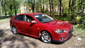579 р. Реснички на фары Style Mitsubishi Lancer 10 CY хэтчбэк дорестайлинг (2007-2010) (Неокрашенные)  с доставкой в г. Вологда. Увеличить фотографию 7