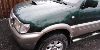 6 449 р. Правое переднее пластиковое крыло (левый руль) Стандарт Nissan Terrano2 R20 2-ой рестайлинг (1999-2006)  с доставкой в г. Вологда. Увеличить фотографию 3
