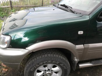 6 449 р. Правое переднее пластиковое крыло (левый руль) Стандарт Nissan Terrano2 R20 2-ой рестайлинг (1999-2006)  с доставкой в г. Вологда. Увеличить фотографию 4