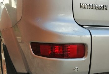 959 р. Левый фонарь в задний бампер SAT Mitsubishi Outlander XL (CW)  рестайлинг (2010-2013)  с доставкой в г. Вологда. Увеличить фотографию 2