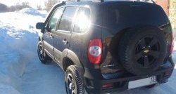 2 699 р. Комплект поперечин Лидер (для комплектации GLS, GLC (на штатные рейлинги))  Chevrolet Niva  2123 (2009-2020), Лада 2123 (Нива Шевроле) (2009-2021), Лада Нива Трэвел (2021-2025)  с доставкой в г. Вологда. Увеличить фотографию 4