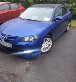 2 599 р. Клыки на передний бампер Style Mazda 3/Axela BK дорестайлинг седан (2003-2006) (Неокрашенные)  с доставкой в г. Вологда. Увеличить фотографию 8