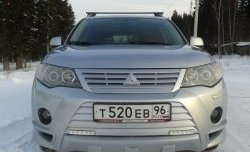 679 р. Радиаторная решётка Sport Mitsubishi Outlander XL (CW)  дорестайлинг (2005-2009) (Неокрашенная)  с доставкой в г. Вологда. Увеличить фотографию 7