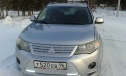 679 р. Радиаторная решётка Sport Mitsubishi Outlander XL (CW)  дорестайлинг (2005-2009) (Неокрашенная)  с доставкой в г. Вологда. Увеличить фотографию 8