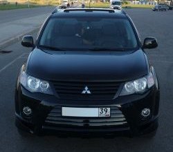 679 р. Радиаторная решётка Sport Mitsubishi Outlander XL (CW)  дорестайлинг (2005-2009) (Неокрашенная)  с доставкой в г. Вологда. Увеличить фотографию 12