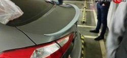 2 169 р. Лип спойлер M-VRS V1 KIA Cerato 3 YD дорестайлинг седан (2013-2016) (Неокрашенный)  с доставкой в г. Вологда. Увеличить фотографию 2