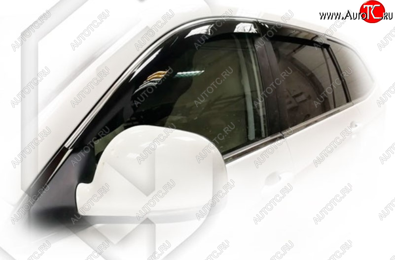 1 999 р. Дефлектора окон CA-Plastic  Foton Sauvana (2014-2020) (Classic полупрозрачный, Без хром молдинга)  с доставкой в г. Вологда