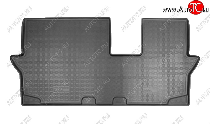 1 399 р. Коврик салонный Noplast (3-ий ряд) GAC GS8 (2016-2023) (Черный)  с доставкой в г. Вологда