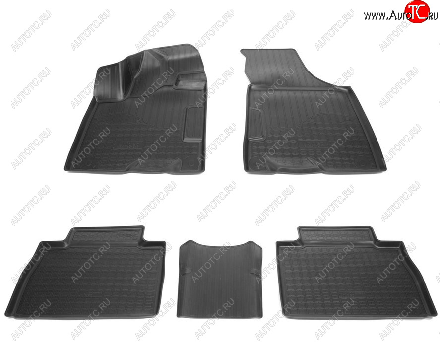 3 169 р. Коврики салона Norplast (3D, полимерные) GAC GS8 (2016-2023)  с доставкой в г. Вологда