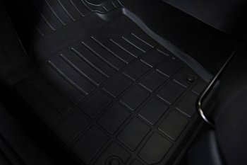 1 989 р. Коврики в салон SeiNtex (полиуретан) Geely Atlas Pro NL3 (2019-2025) (Черный)  с доставкой в г. Вологда. Увеличить фотографию 2