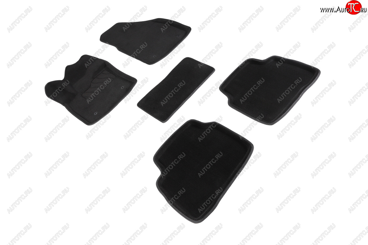 5 449 р. Коврики в салон SEINTEX 3D ВОРС (комплект) Geely Tugella FY11,HPBA4 дорестайлинг (2019-2023)  с доставкой в г. Вологда