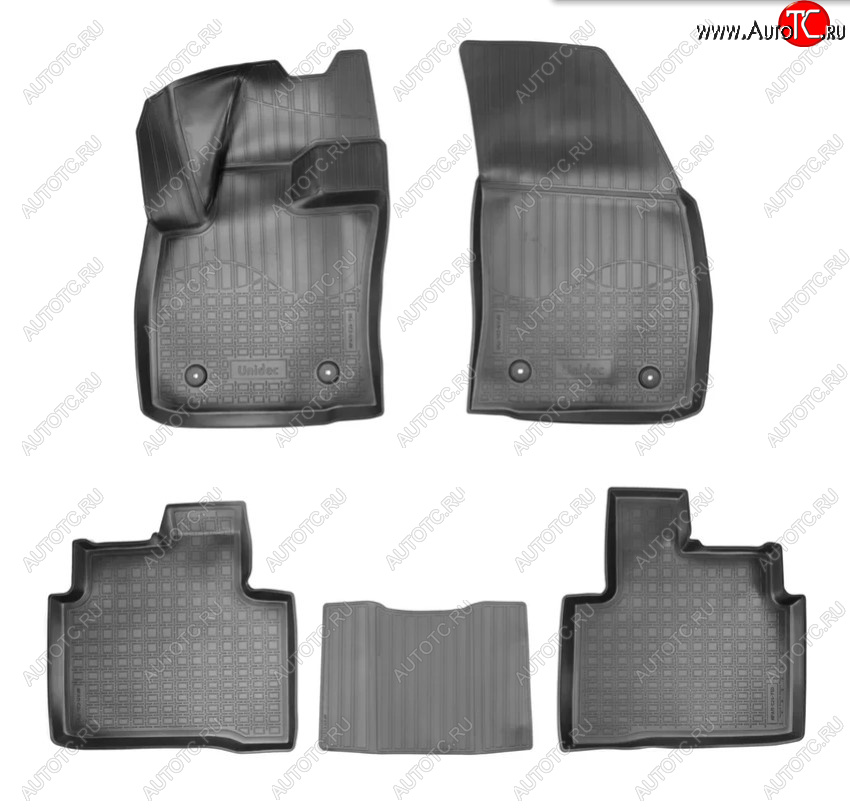 2 399 р. Коврики салона Norplast Unidec Geely Tugella FY11,HPBA4 дорестайлинг (2019-2023) (Цвет: черный)  с доставкой в г. Вологда