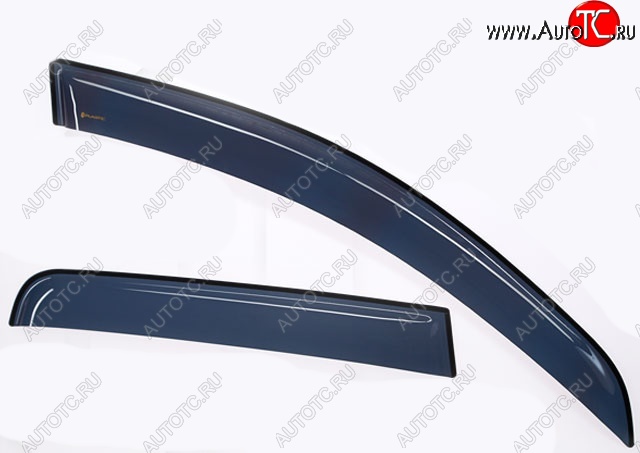 2 099 р. Дефлектора окон CA-Plastic Geely Atlas NL3 (2016-2022) (серия Classic полупрозрачный, без хром. молдинга )  с доставкой в г. Вологда