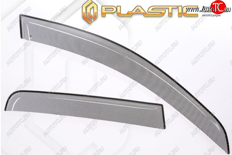 2 159 р. Дефлектора окон CA-Plastic  Geely Coolray  SX11 (2018-2023) дорестайлинг (Шелкография черная, Без хром молдинга)  с доставкой в г. Вологда