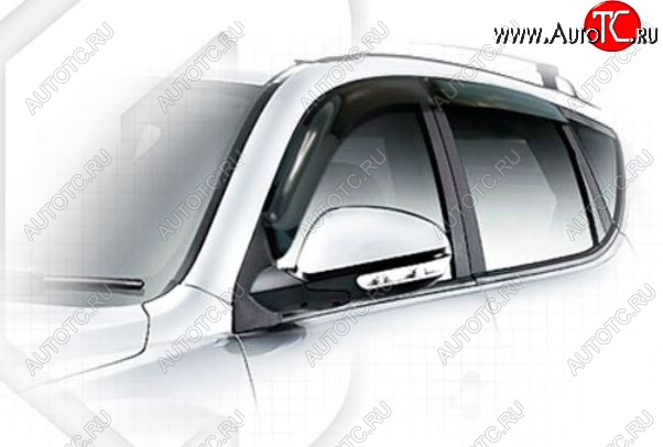 1 999 р. Дефлектора окон CA-Plastiс Geely Emgrand X7 дорестайлинг (2011-2015) (Classic полупрозрачный, Без хром.молдинга)  с доставкой в г. Вологда