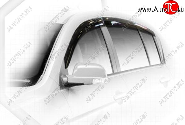 2 079 р. Дефлектора окон CA-Plastiс  Geely Emgrand EC7 (2009-2016) хэтчбек (Classic полупрозрачный, Без хром.молдинга)  с доставкой в г. Вологда