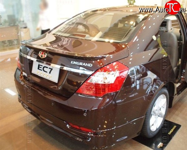 2 899 р. Лип спойлер M-VRS Geely Emgrand EC7 седан дорестайлинг (2009-2016) (Неокрашенный)  с доставкой в г. Вологда