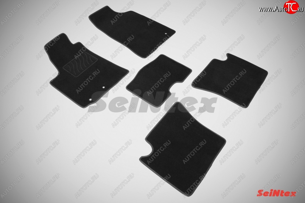 2 469 р. Износостойкие коврики в салон SeiNtex Premium LUX 4 шт. (ворсовые) Geely MK (2006-2015)  с доставкой в г. Вологда
