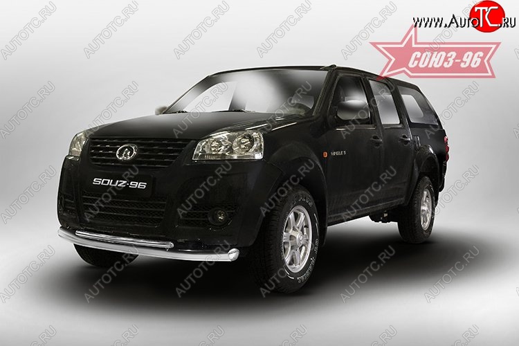 15 614 р. Защита переднего бампера двойная Souz-96 (d76/42) Great Wall Wingle 5 (2011-2017)  с доставкой в г. Вологда