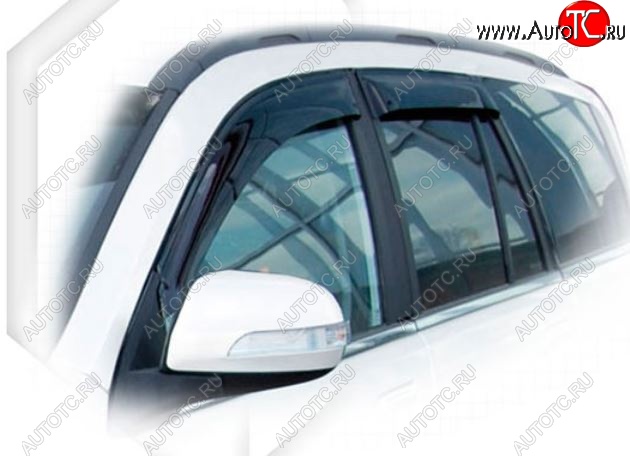 2 079 р. Дефлектора окон CA-Plastiс  Great Wall Hover H5 (2010-2017) (Classic полупрозрачный, Без хром.молдинга, Крепление только на скотч)  с доставкой в г. Вологда