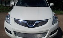 1 539 р. Нижняя сетка на бампер Russtal (хром) Great Wall Hover H5 (2010-2017)  с доставкой в г. Вологда. Увеличить фотографию 4