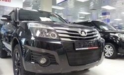 1 469 р. Сетка на бампер Russtal (черная) Great Wall Hover H3  дорестайлинг (2010-2014)  с доставкой в г. Вологда. Увеличить фотографию 4