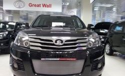 1 539 р. Сетка на бампер Russtal (хром) Great Wall Hover H3  дорестайлинг (2010-2014)  с доставкой в г. Вологда. Увеличить фотографию 4