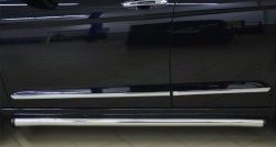 12 299 р. Защита порогов из круглой трубы диаметром 63 мм Russtal Great Wall Hover H6 (2012-2016) (Защита порогов с со скосами на торцах (вариант 1))  с доставкой в г. Вологда. Увеличить фотографию 5