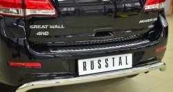 14 549 р. Одинарная защита заднего бампера из трубы диаметром 63 мм SLITKOFF Great Wall Hover H6 (2012-2016)  с доставкой в г. Вологда. Увеличить фотографию 2