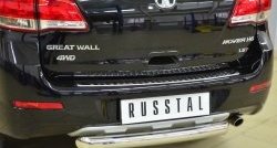 14 549 р. Одинарная защита заднего бампера из трубы диаметром 76 мм SLITKOFF Great Wall Hover H6 (2012-2016)  с доставкой в г. Вологда. Увеличить фотографию 2
