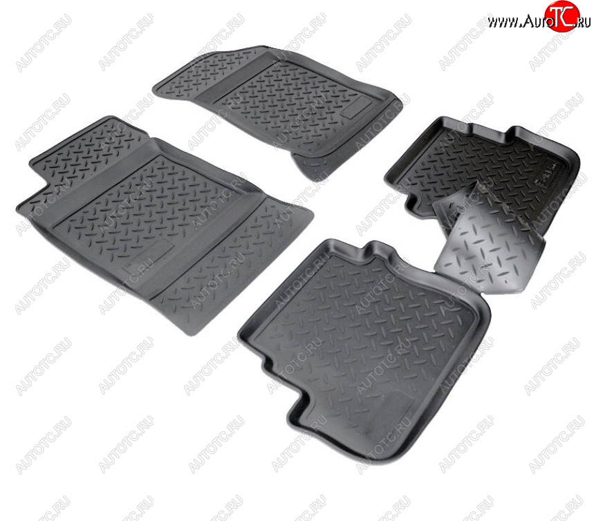 2 139 р. Комплект салонных ковриков Norplast Unidec Great Wall Safe (2001-2010) (Цвет: черный)  с доставкой в г. Вологда