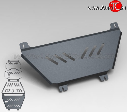 4 799 р. Защита раздаточной коробки Novline (2.3, МКПП, 3 мм) Great Wall Sailor (2004-2012)  с доставкой в г. Вологда