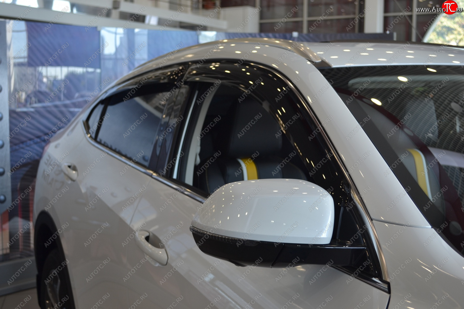 3 199 р. Дефлектора окон SIM Haval F7  дорестайлинг (2018-2022)  с доставкой в г. Вологда