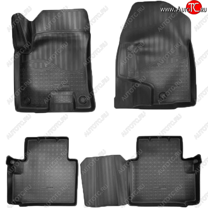 2 769 р. Коврики салонные Noplast (3D) Haval H2 (2014-2021) (Черные)  с доставкой в г. Вологда