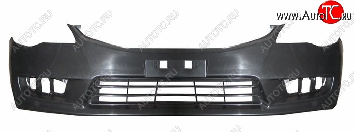 7 199 р. Передний бампер SAT (пр-во Тайвань)  Honda Civic  FD (2009-2011) седан рестайлинг (Неокрашенный)  с доставкой в г. Вологда