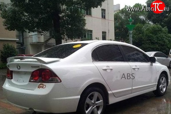 5 849 р. Спойлер M-VRS Honda Civic FD седан дорестайлинг (2005-2008) (Неокрашенный)  с доставкой в г. Вологда
