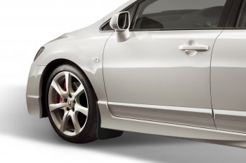 4 799 р. Брызговики передние Frosch Honda Civic FD седан дорестайлинг (2005-2008)  с доставкой в г. Вологда. Увеличить фотографию 2
