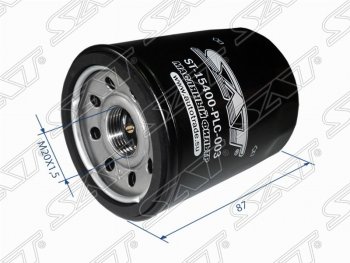 Фильтр масляный SAT (B16A, D13B, D15B, D17A, K20A) Honda Fit 1 GD дорестайлинг (2001-2004)
