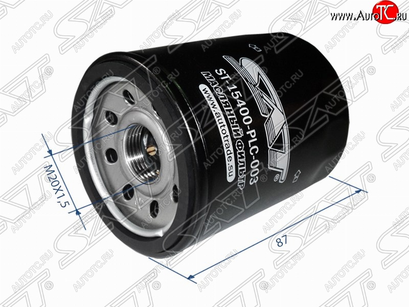 229 р. Фильтр масляный SAT (B16A, D13B, D15B, D17A, K20A) Honda Prelude 4 (1991-1996)  с доставкой в г. Вологда