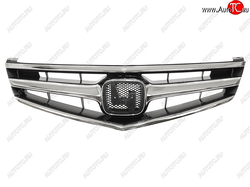 7 999 р. Решетка радиатора SAT (с хром молдингом)  Honda Accord ( 7 CL,  7 CM) (2005-2008) седан рестайлинг, универсал рестайлинг  с доставкой в г. Вологда