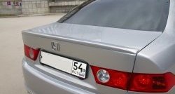 4 599 р. Дефлектор (спойлер) Elegance  Honda Accord  7 CL (2002-2008) седан дорестайлинг, седан рестайлинг (Неокрашенный)  с доставкой в г. Вологда. Увеличить фотографию 3