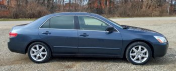 Молдинги дверей (комплект 4 штуки) BodyParts Honda Accord 7 CL седан дорестайлинг (2002-2005)