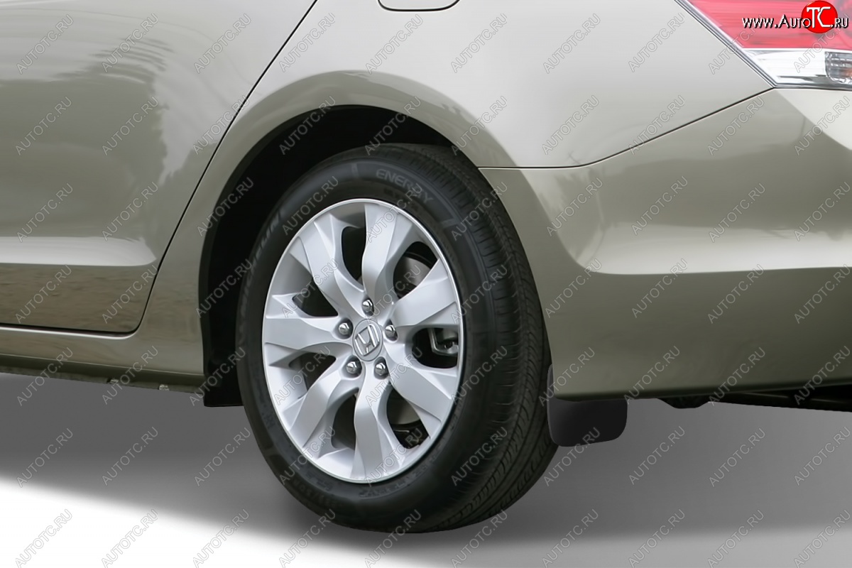 215 р. Задние брызговики Frosch Honda Accord 8 CU седан дорестайлинг (2008-2011)  с доставкой в г. Вологда