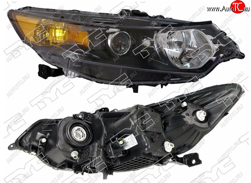 5 849 р. Правая фара передняя TYC (галоген, с электрокорректором) Honda Accord 8 CU седан дорестайлинг (2008-2011)  с доставкой в г. Вологда