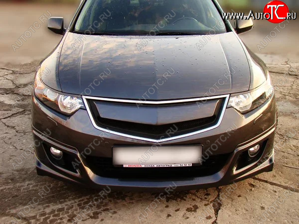 3 099 р. Решётка радиатора Mugen Honda Accord 8 CU седан дорестайлинг (2008-2011) (Неокрашенные)  с доставкой в г. Вологда